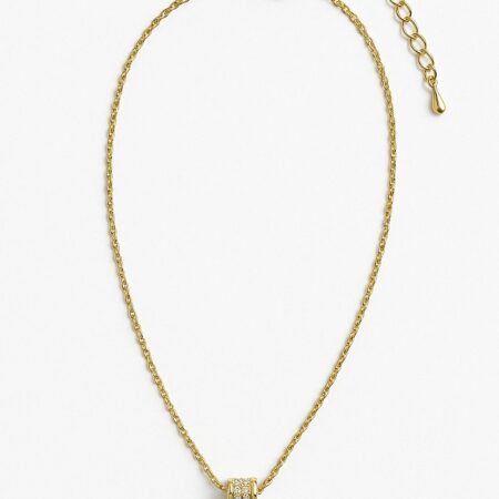 Elegant Gold-Plated Pendant Necklace